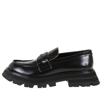 Alexander McQueen (WMNS) Alexander McQueen Wander Leather Loafers Core Black 685690WHZ851081