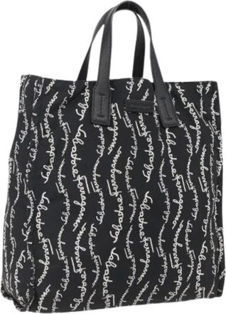 Ferragamo Pre-owned Tote Bags, female, Black, Size: ONE SIZE Pre-owned Tote Bag