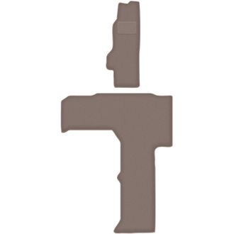 OEM Alfombrillas De Terciopelo Beige Para Vw Grand California 0 (2019-)