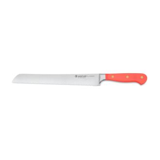 W&uuml;sthof Classic 9-Inch Double Serrated Bread Knife, Coral Peach