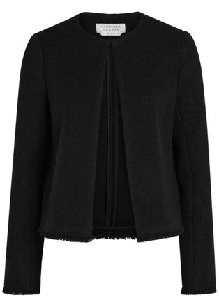 Gabriela Hearst Normand Wool and Cahsmere-blend Jacket - Black - 38 (UK6 / XS)