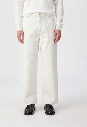 Ami Pantaloni a gamba larga in cotone