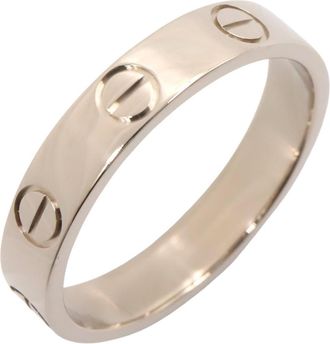 Cartier Silver White Gold (18K) Band Ring (Pre-Owned)