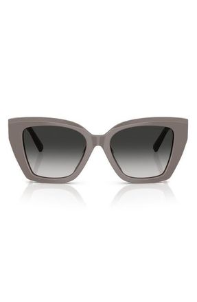 Tiffany & Co. 52mm Gradient Square Sunglasses in Chocolate Truffle /Grey at Nordstrom