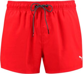Puma Mens Swimwear - Swim Shorts - Short Length (1-Pack) - Red - XS