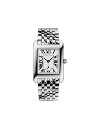 Frederique Constant Classics Carr&eacute;e Small Seconds 36mm - unisex - stainless steel - One Size - White