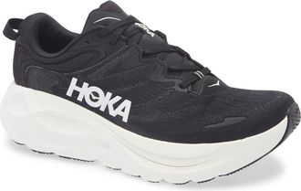 Hoka One One Gaviota 6 Stability Running Shoe in Black /White at Nordstrom, Size 11.5