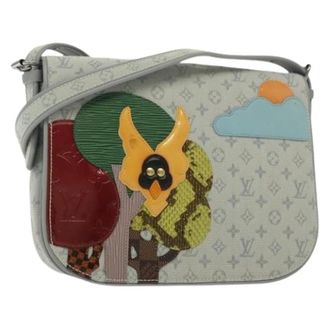 Louis Vuitton Pre-owned Vintage Monogram Mini Canvas Shoulder Bag - Dames - Pre-owned - Grijs - Maat: ONE Size