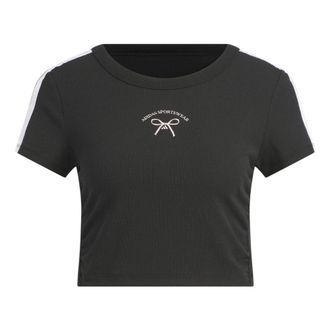 adidas (WMNS) adidas Dance Rib Baby T-Shirt Asia Sizing Black JY7649
