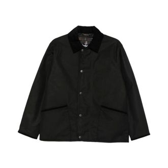 Barbour Giacca corta cerata Liddesdale - - Jackets - Uomo - Nero - 5XL
