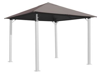 Quick-Star Quick-star - Ersatzdach F&uuml;r Pavillon Paris 3x3m Pavillondach Taupe