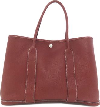 Herm&egrave;s Bordeaux Negonda Leather Tote Bag (Pre-Owned)