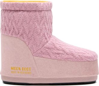 Moon Boot Winterlaarzen - Dames - Winterlaarzen - Roze - 36 EU - Wol - Schoenen