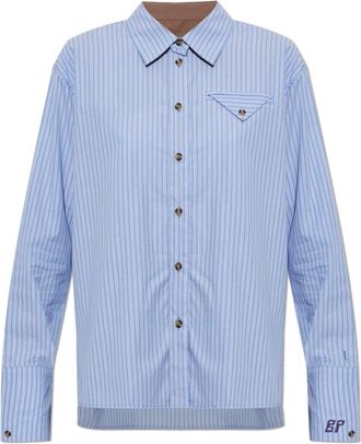 Baum Und Pferdgarten Melinda Shirt - Dames - Overhemden - Blauw - L - Katoen - Overhemden