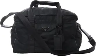Prada Pre-owned Tessuto 2-way Handbag - unisex - Prada Vintage - Vintage Weekend Bags - Black - ONE SIZE - Pre-owned