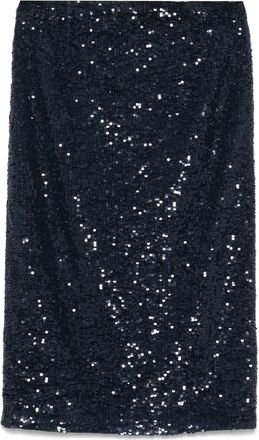 P.A.R.O.S.H. Minigonna con paillettes - Blu