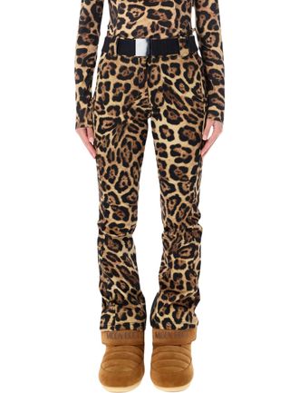 Goldbergh Minou Leopard Print High-Waisted Fitted Pants