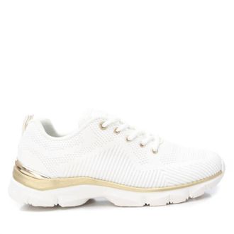Xti Womens Lace-Up Sneakers In White