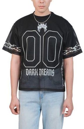 Brooklyn Cloth Midnight Dark Dreams Mesh Jersey in Black at Nordstrom Rack, Size X-Large