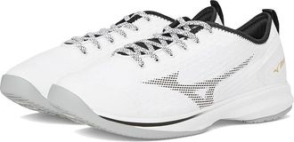 Mizuno Dominant 4 Low Turf Mens Shoes White-Black : 12.5 D - Medium, Textile