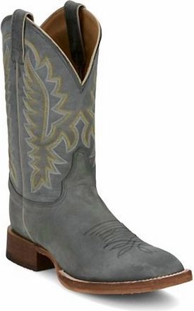 Justin Boots Mens Rancho Western Boot In Grey