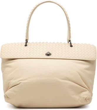Bottega Veneta Pre-owned Bottega Veneta Intrecciato Trimmed Nappa Tina Handbag Ladies 239986
