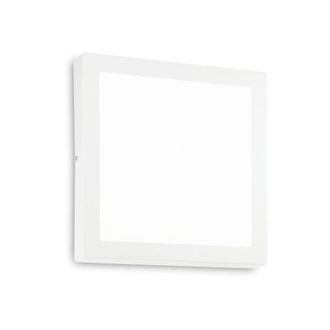 Netlighting Universal Square 40cm Semi Flush Ceiling Light White 2700K