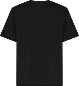 Casablanca Mens T-Shirt Tennis Club Pyramid Black Organic Cotton T-Shirts And Polos