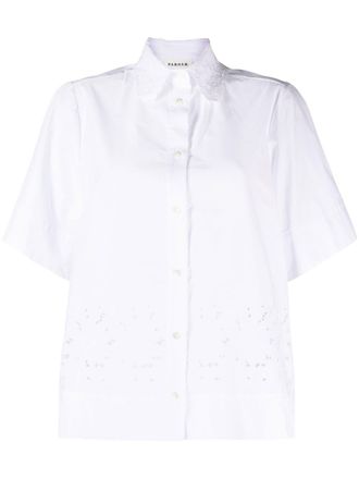 P.A.R.O.S.H. Camicia a maniche corte - Bianco