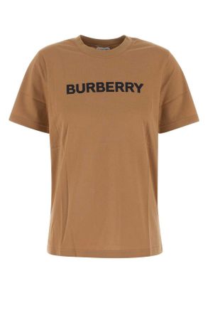 Burberry Biscuit Stretch Cotton T Shirt