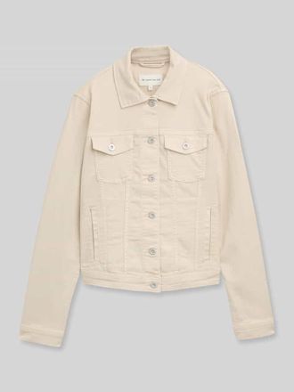 Tom Tailor Regular Fit Jeansjacke aus Baumwoll-Mix in Sand, Gr&ouml;&szlig;e XXXL