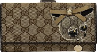 Gucci Brown Long Wallet (Bi-Fold) (Pre-Owned)