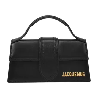 Jacquemus Womens Le Bambino Top Handle Bag Black Cowhide