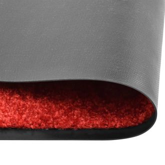 Berkfield Home Doormat Washable Red 120x180 cm