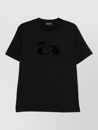 Emporio Armani cotton logo print short-sleeve t-shirt
