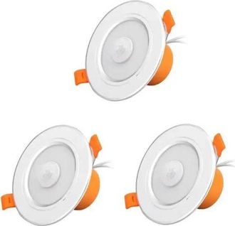 OEM L&aacute;mpara De Techo Led Con Sensor De Movimiento, Iluminaci&oacute;n Interior, Ideal Para Un Restaurante O Ba&ntilde;o (3 Unidades)