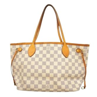 Louis Vuitton Pre-owned Tote Bags, female, White, Size: ONE SIZE Pre-owned Canvas Tote Bag