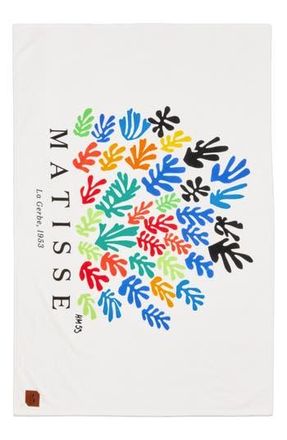 Slowtide La Gerbe Beach Towel in White Multi at Nordstrom Rack
