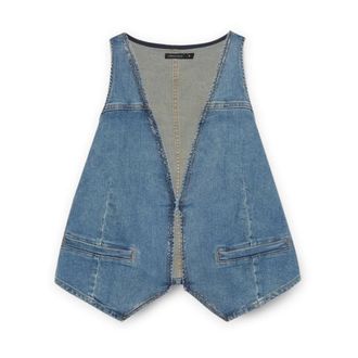 Fiorella Rubino Dames, Jassen, Blauw, Maat: M Denim