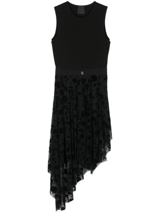 Givenchy Ribgebreide jurk - Zwart