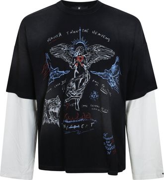 Represent Heavier Than The Heavens Graphic Long-Sleeve T-Shirt