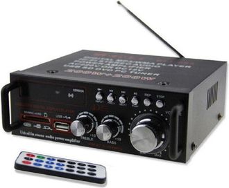 Trade Shop Trade Shop - Amplificatore Blj-253 Mini Usb Sd Fm Audio Stereo Auto Moto Mp3 Hi-fi 12v Speaker