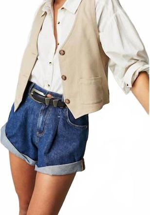 Free People Danni High Rise Short In Stargaze