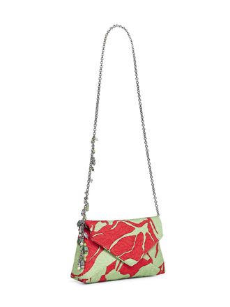 Dries Van Noten Womens Clutch Bag Multicolour Cotton Handbags Hand