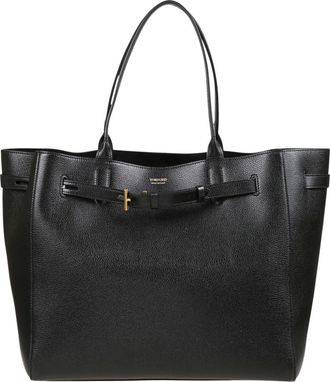 Tom Ford Audrey Grote Shopper - Dames - Shoppers - Zwart - ONE Size - Leer - Tassen