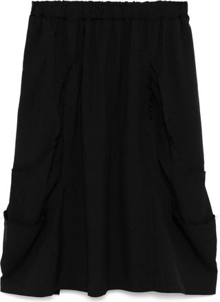 Comme Des Gar&ccedil;ons Gonna con taglio a vivo - Nero