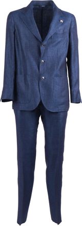 Tombolini Blue Zero Gravity Linen Suit