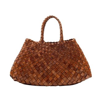 Dragon Diffusion Handbags, female, Brown, Size: ONE SIZE Santa Croce Brown Handbag