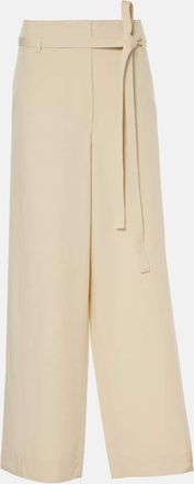 Toteme High-rise wide-leg pants