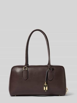 Mango Handtasche mit Tragehenkeln Modell CADIZ in Dunkelbraun, Gr&ouml;&szlig;e 1